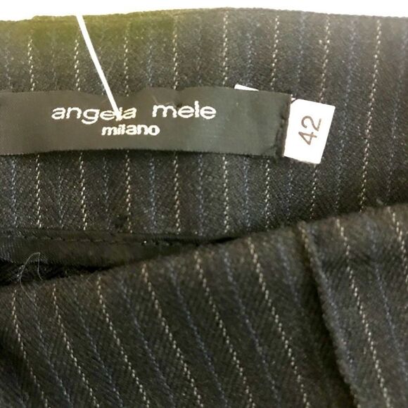 Angela Mele Milano Italian Cuffed Shorts-42/6 - Picture 6 of 7